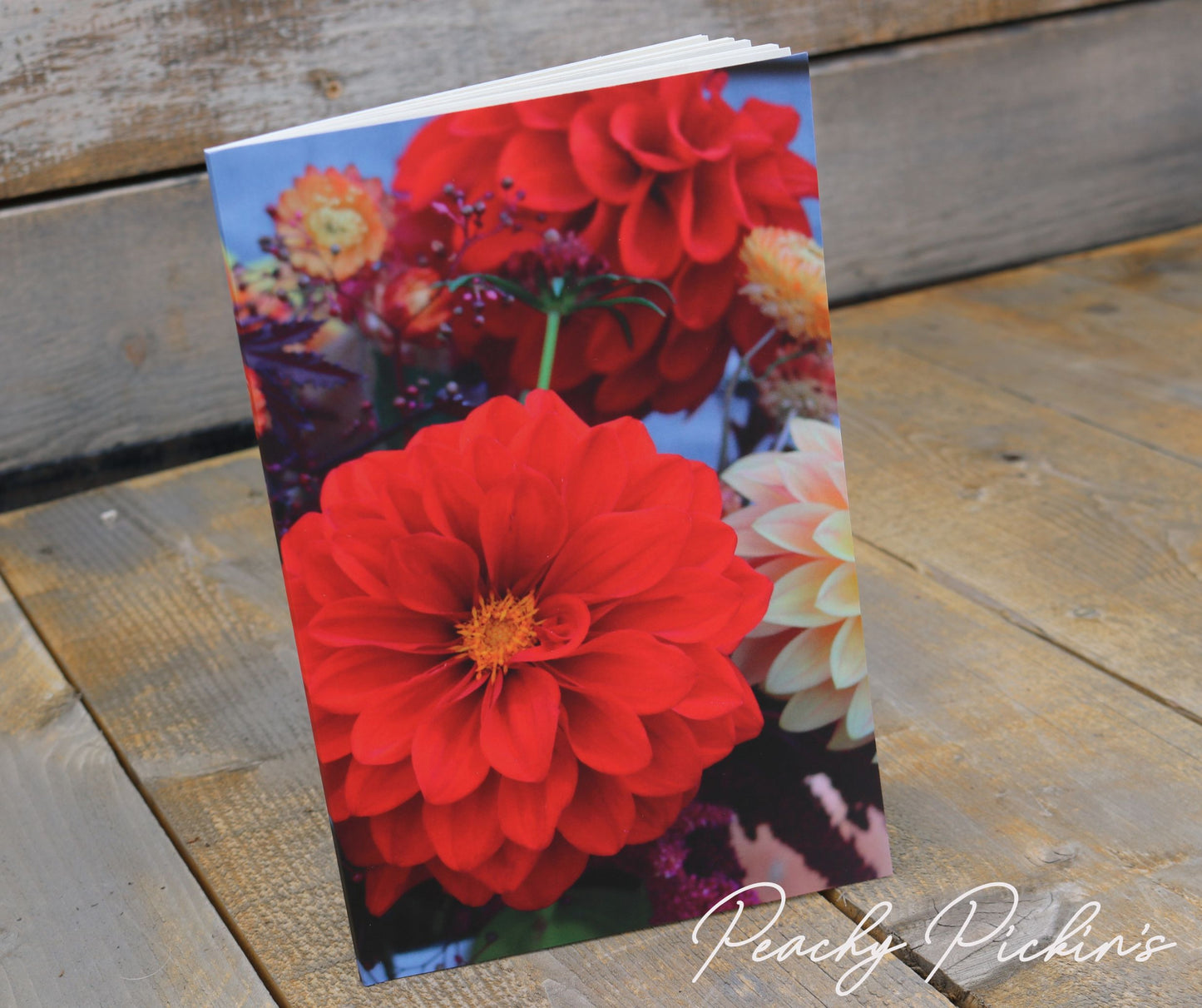 Peachy Red Notebook